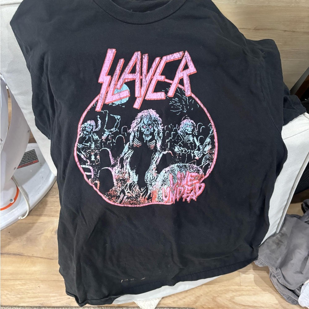 Slayer Black Graphic T-Shirt